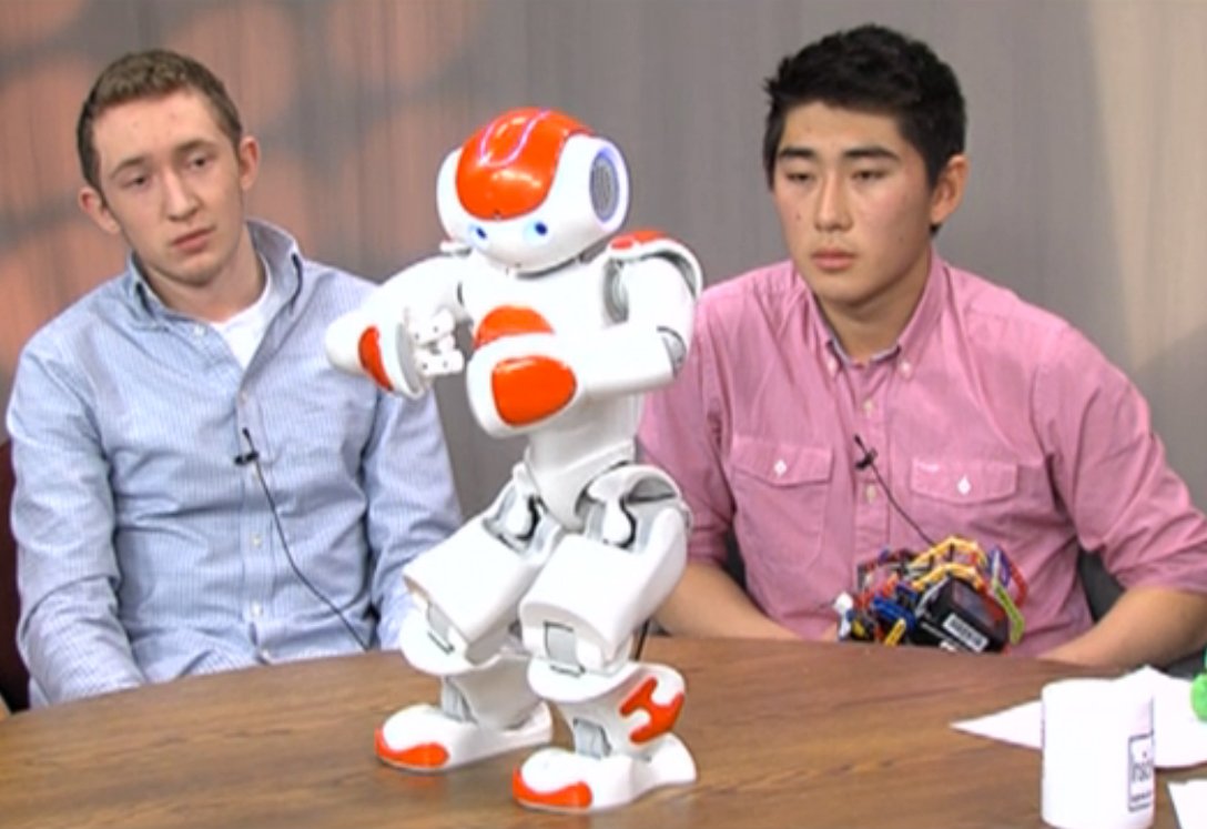 Leo the Robot Visits Fourth Grade Technology Classes